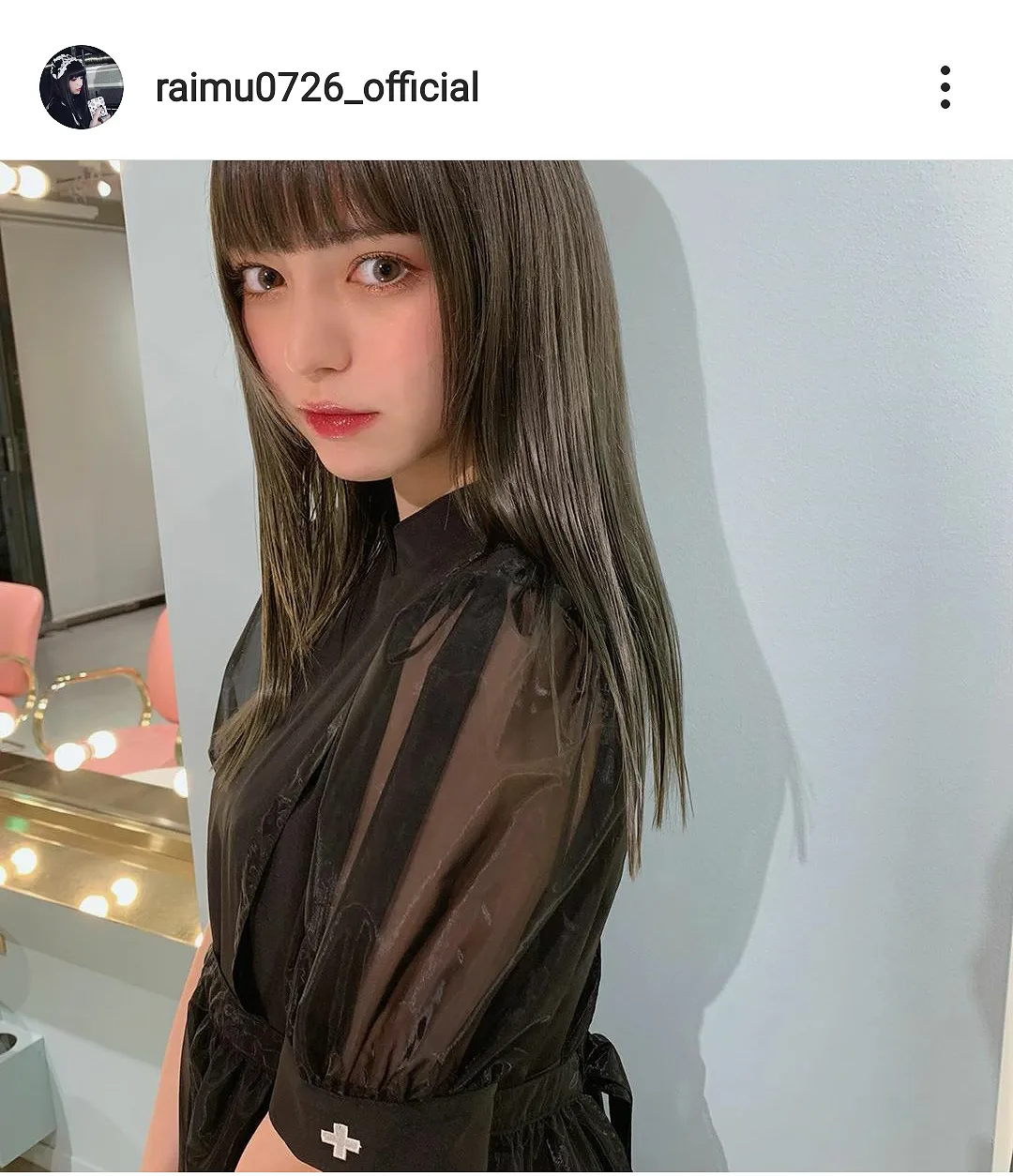 ※画像は多屋来夢(raimu0726_official)公式Instagramのスクリーンショット