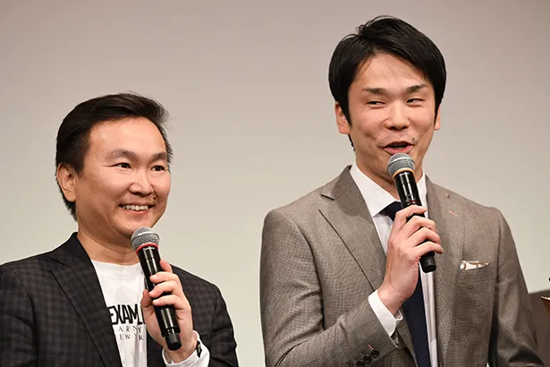 「アメトーーク！」に出演したかまいたち(左＝山内健司、右＝濱家隆一)