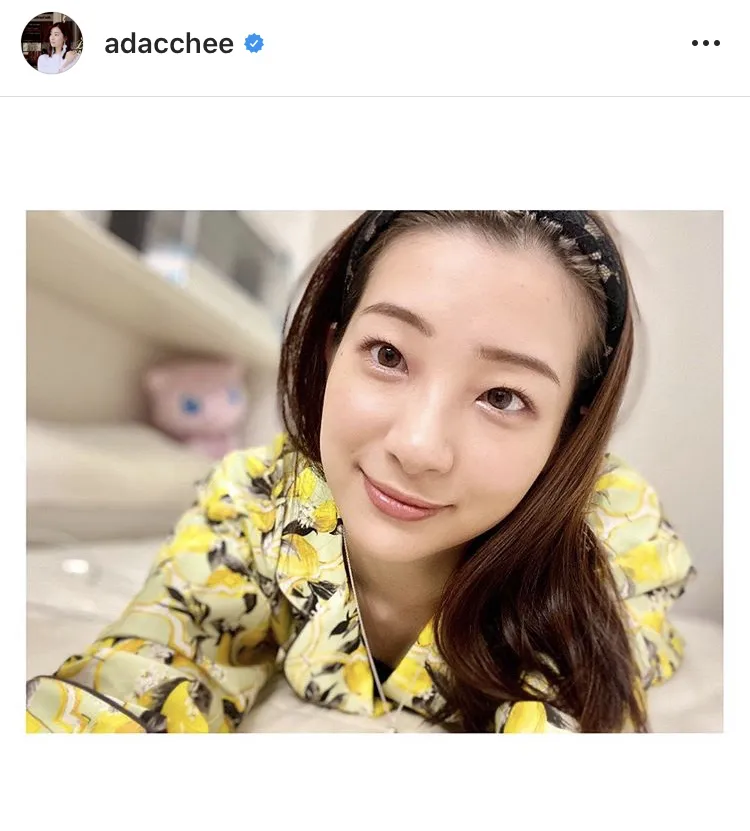 ※足立梨花公式Instagram(adacchee)より