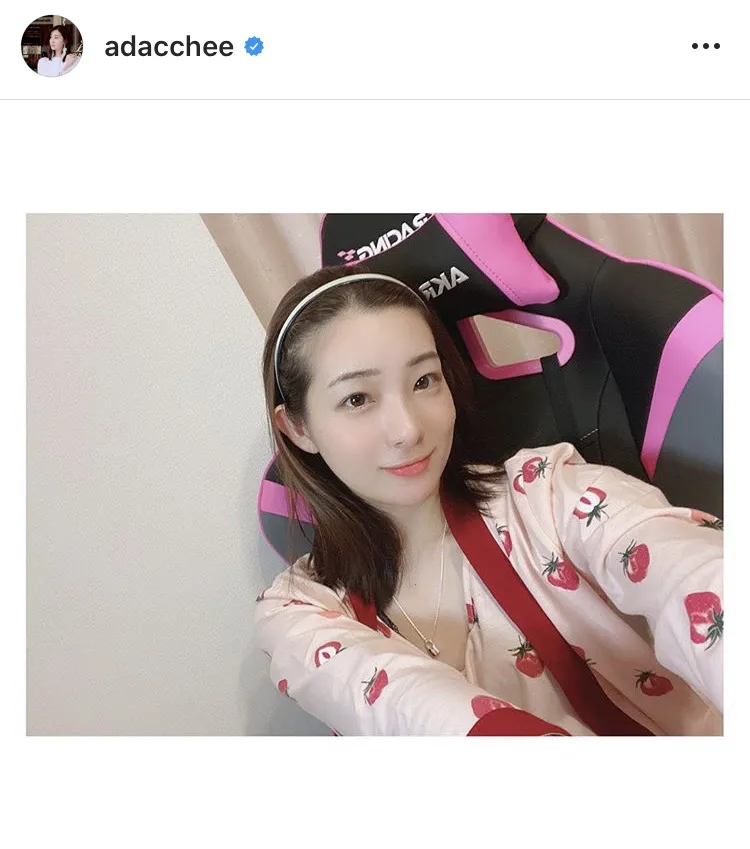 ※足立梨花公式Instagram(adacchee)より