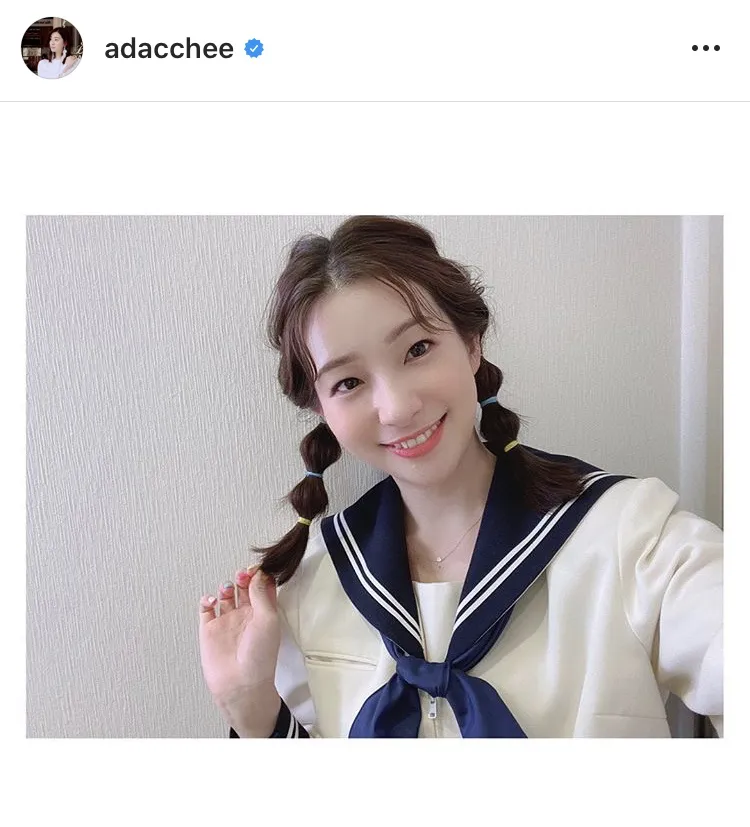 ※足立梨花公式Instagram(adacchee)より