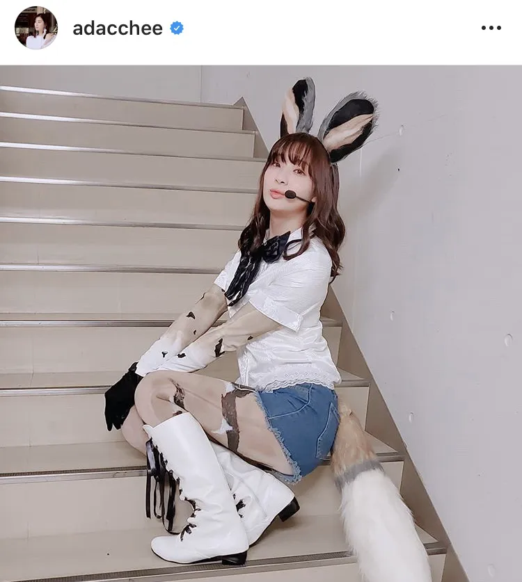 ※足立梨花公式Instagram(adacchee)より