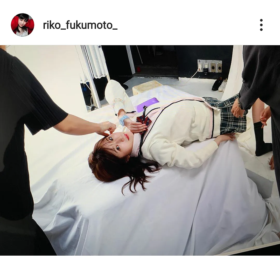 ※画像は福本莉子(riko_fukumoto_)公式Instagramのスクリーンショット