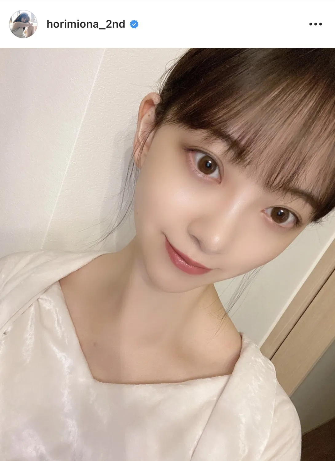 ※画像は堀未央奈2nd写真集公式Instagram(horimiona_2nd)より