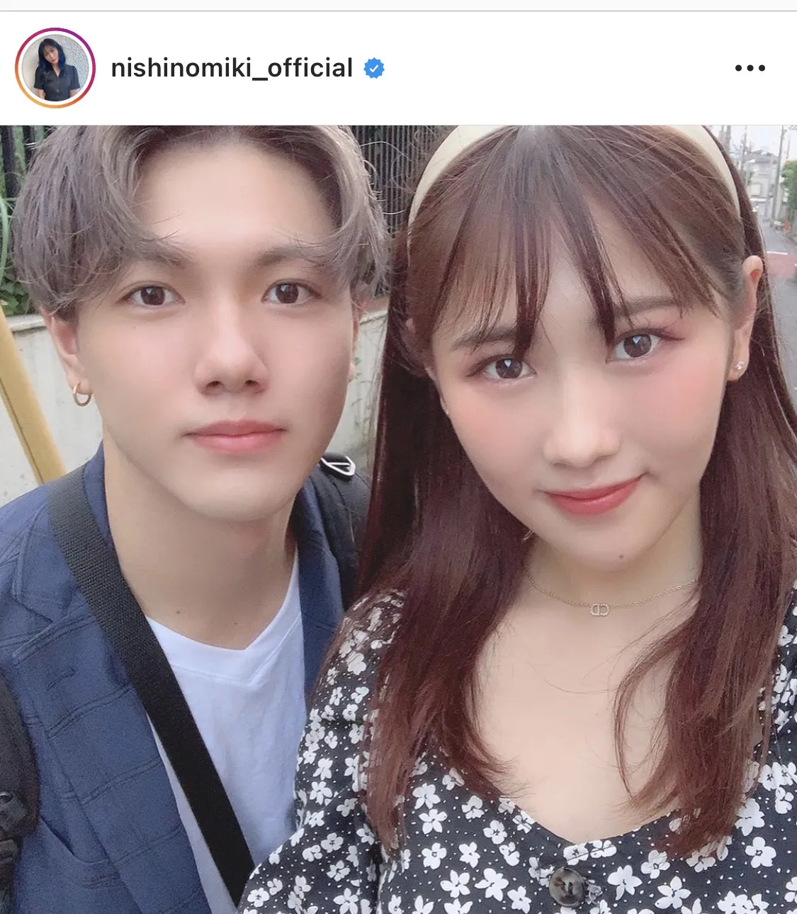 ※西野未姫公式Instagram(nishinomiki_official)のスクリーンショット