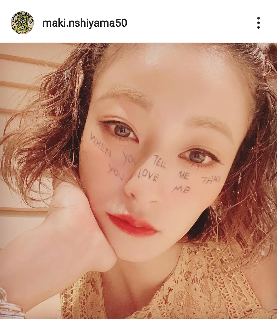 ※画像は西山茉希(maki.nshiyama50)公式Instagramのスクリーンショット