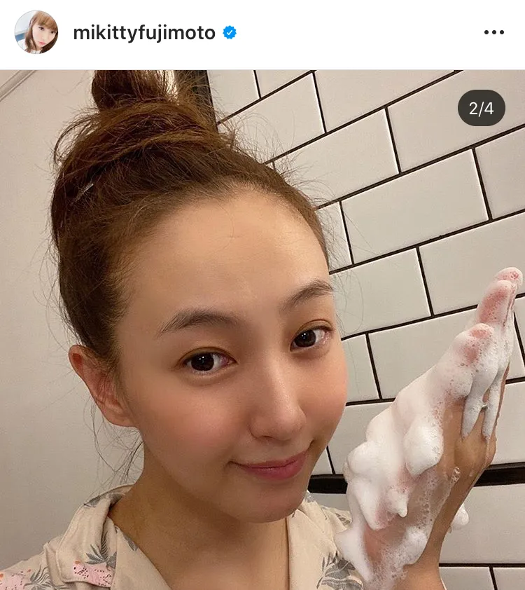 ※画像は藤本美貴(mikittyfujimoto)公式Instagramより