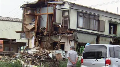 津波の爪痕が今も残る宮城・石巻