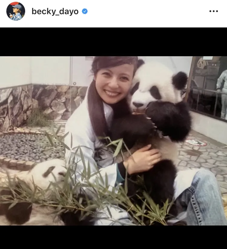 ※ベッキー公式Instagram(becky_dayo)のスクリーンショット