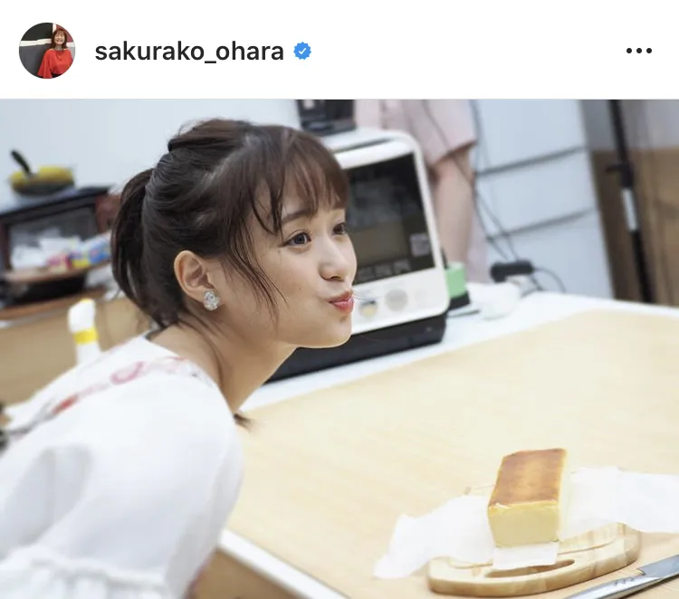 ※大原櫻子公式Instagram(sakurako_ohara)のスクリーンショット