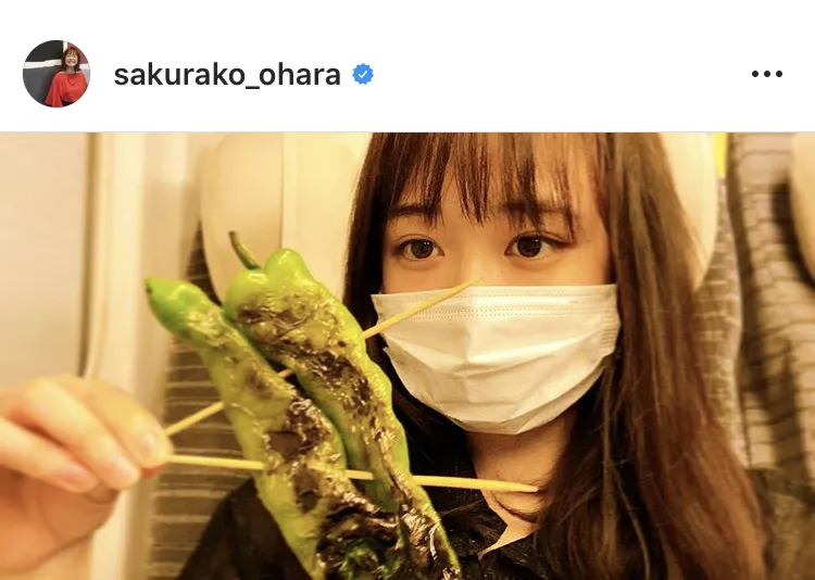 ※大原櫻子公式Instagram(sakurako_ohara)のスクリーンショット