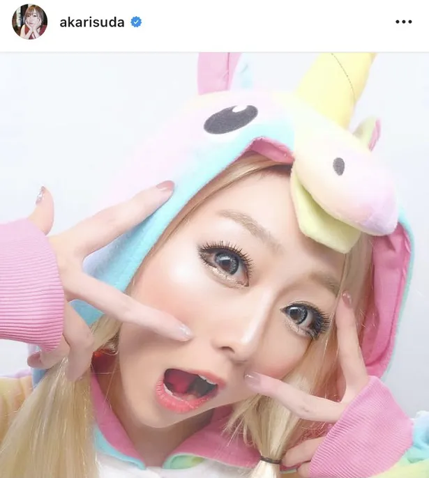 ※須田亜香里オフィシャルInstagram(akarisuda)のスクリーンショット