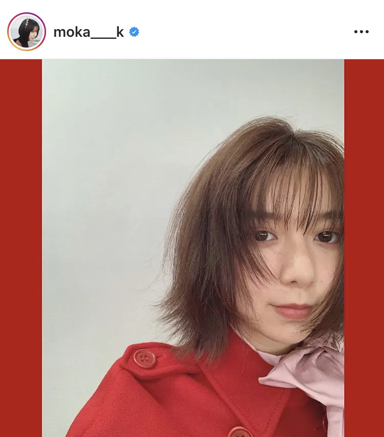 ※上白石萌歌オフィシャル公式Instagram(moka____k)のスクリーンショット
