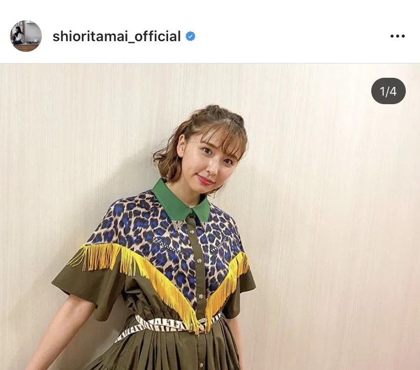 ※玉井詩織公式Instagram(shioritamai_official)より