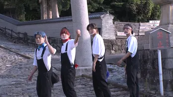 OWV、1159段の石段に唖然！　果たしてメンバーカラーをゲットできるのか!?＜OWV道（ロード）＞