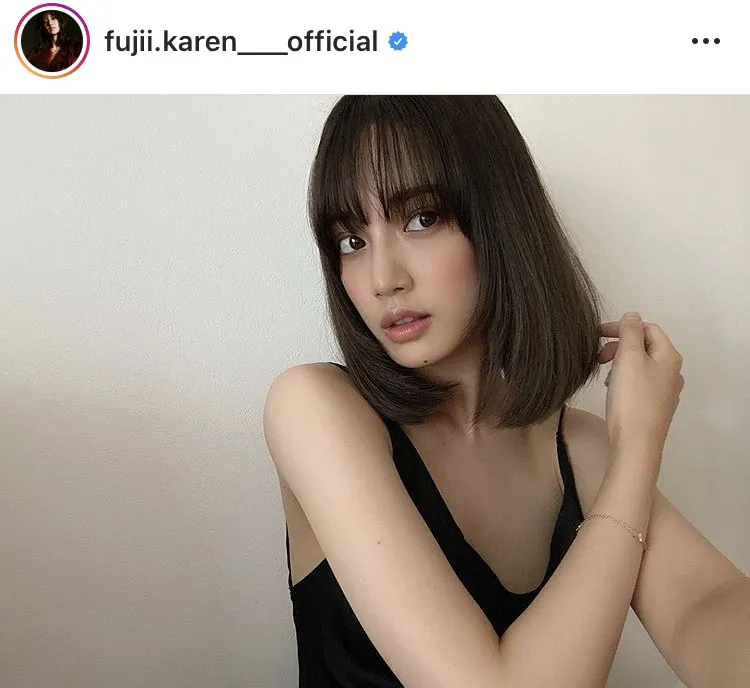 ※藤井夏恋公式Instagram(fujii.karen____official)より