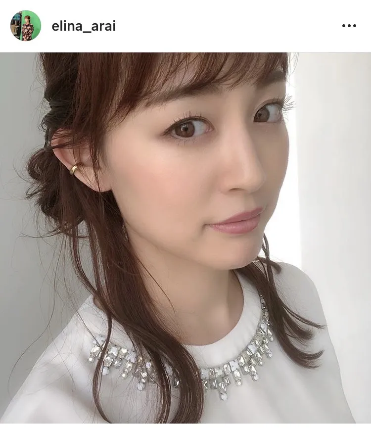 ※新井恵理那オフィシャルInstagram(elina_arai)のスクリーンショット