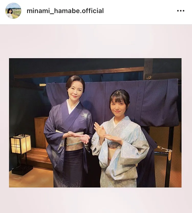 ※浜辺美波オフィシャルInstagram(minami_hamabe.official)のスクリーンショット