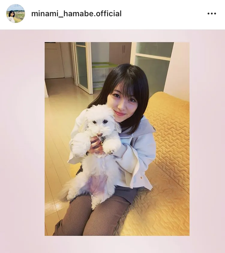 ※浜辺美波オフィシャルInstagram(minami_hamabe.official)のスクリーンショット