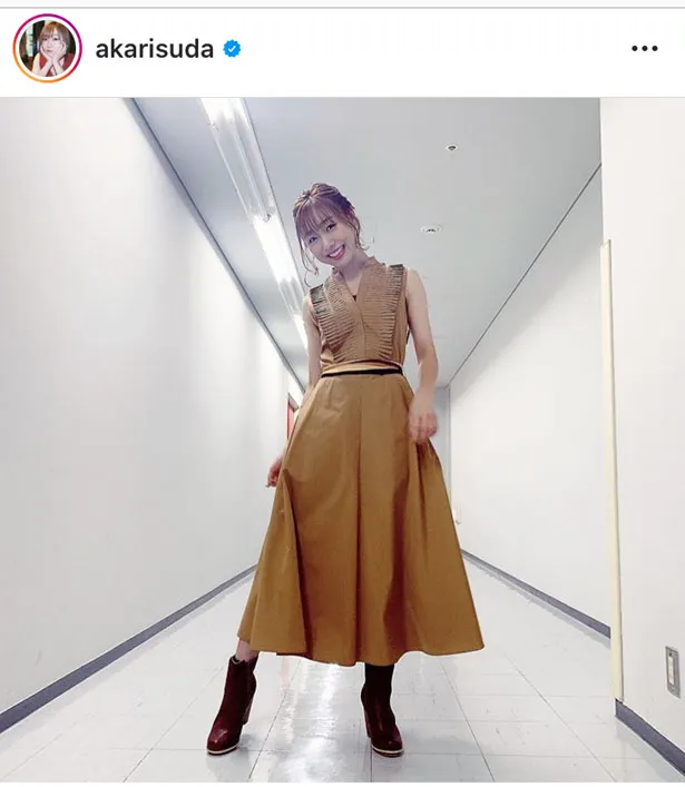 ※須田亜香里オフィシャルInstagram(akarisuda)のスクリーンショット