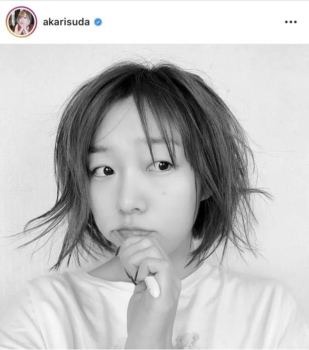 ※須田亜香里オフィシャルInstagram(akarisuda)のスクリーンショット