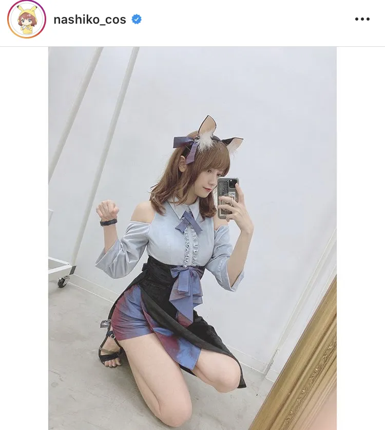 ※画像は桃月なしこ(nashiko_cos)公式Instagramのスクリーンショット