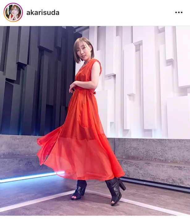 ※須田亜香里オフィシャルInstagram(akarisuda)のスクリーンショット