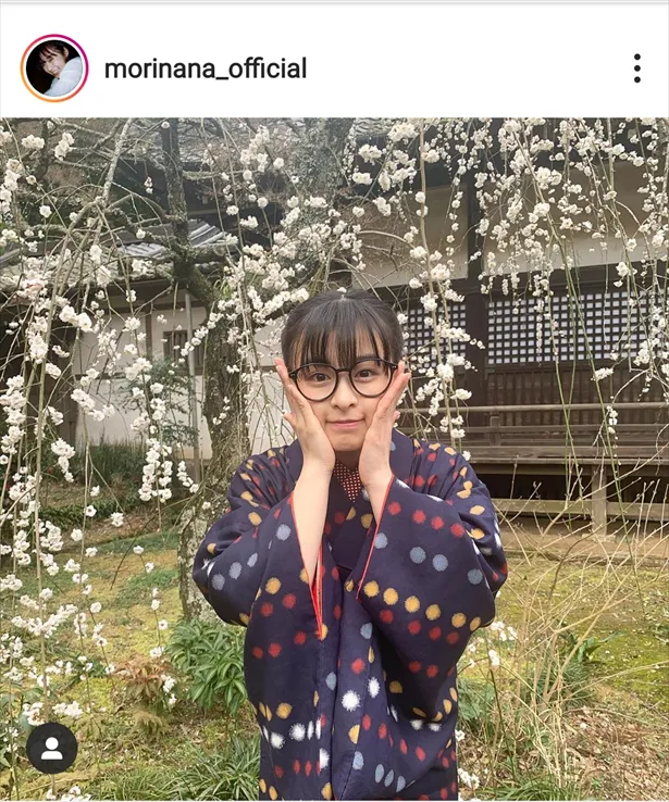 ※森七菜オフィシャルInstagram(morinana_official)より