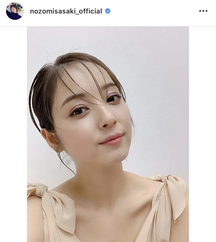 ※佐々木希公式Instagram(nozomisasaki_official)より