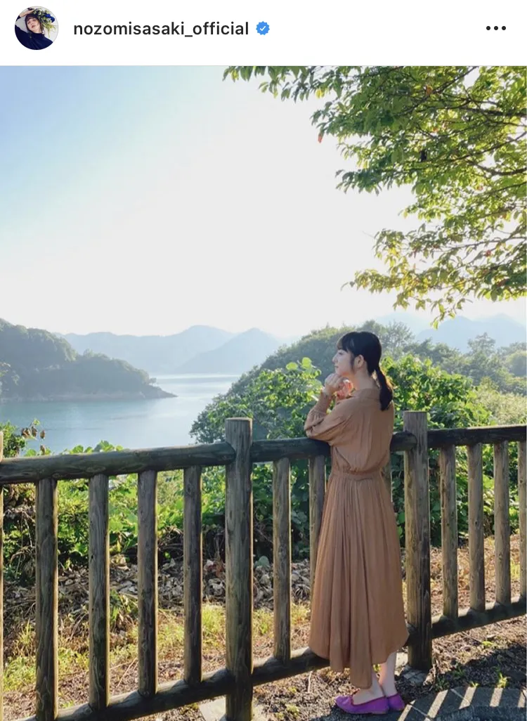 ※佐々木希公式Instagram(nozomisasaki_official)より