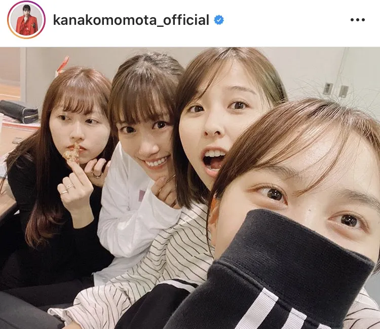 ※百田夏菜子公式Instagram(kanakomomota_official)より