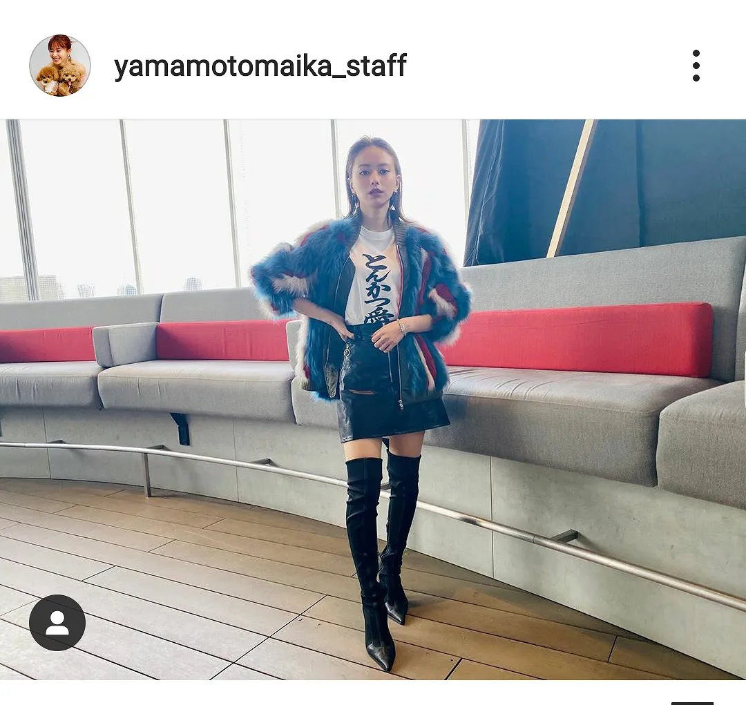 ※画像は山本舞香スタッフ公式Instagram(yamamotomaika_staff)のスクリーンショット
