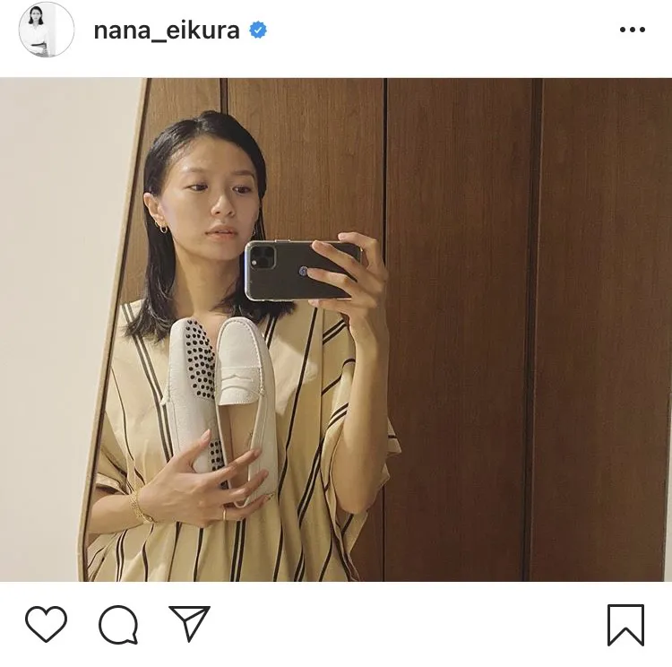 ※榮倉奈々オフィシャルInstagram(nana_eikura)のスクリーンショット