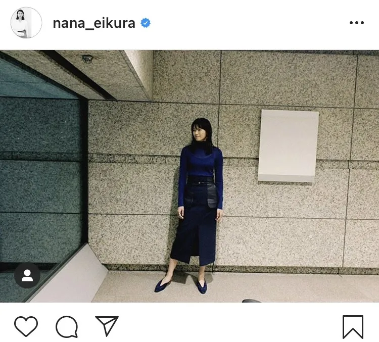 ※榮倉奈々オフィシャルInstagram(nana_eikura)のスクリーンショット