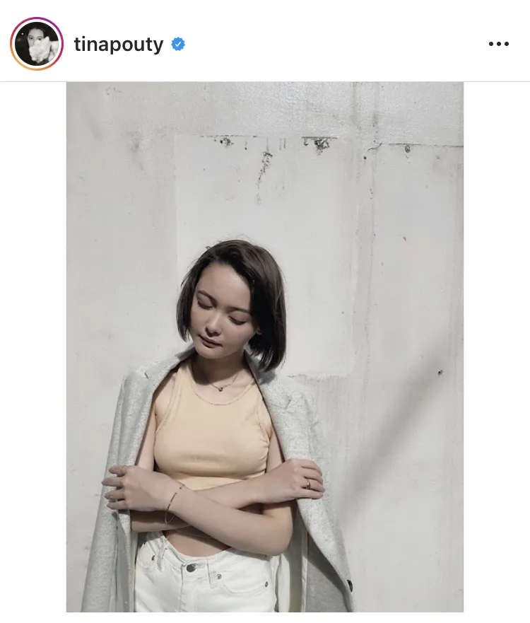 ※玉城ティナ公式Instagram(tinapouty)のスクリーンショット