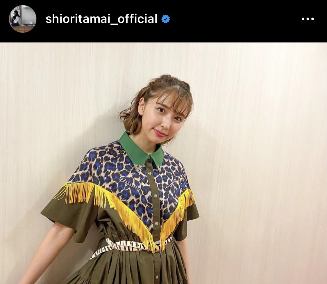 ※玉井詩織オフィシャルInstagram(shioritamai_official)より