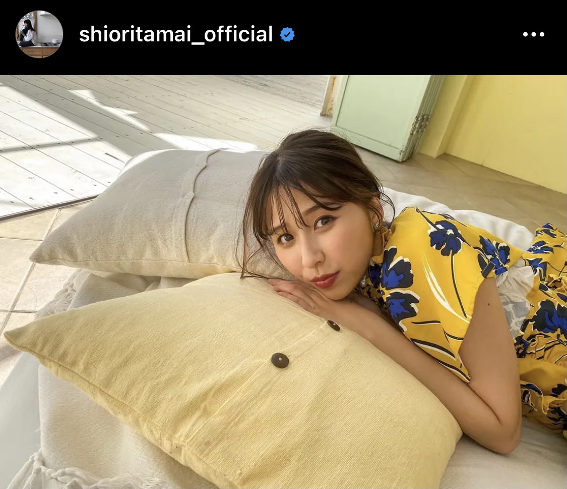 ※玉井詩織オフィシャルInstagram(shioritamai_official)より