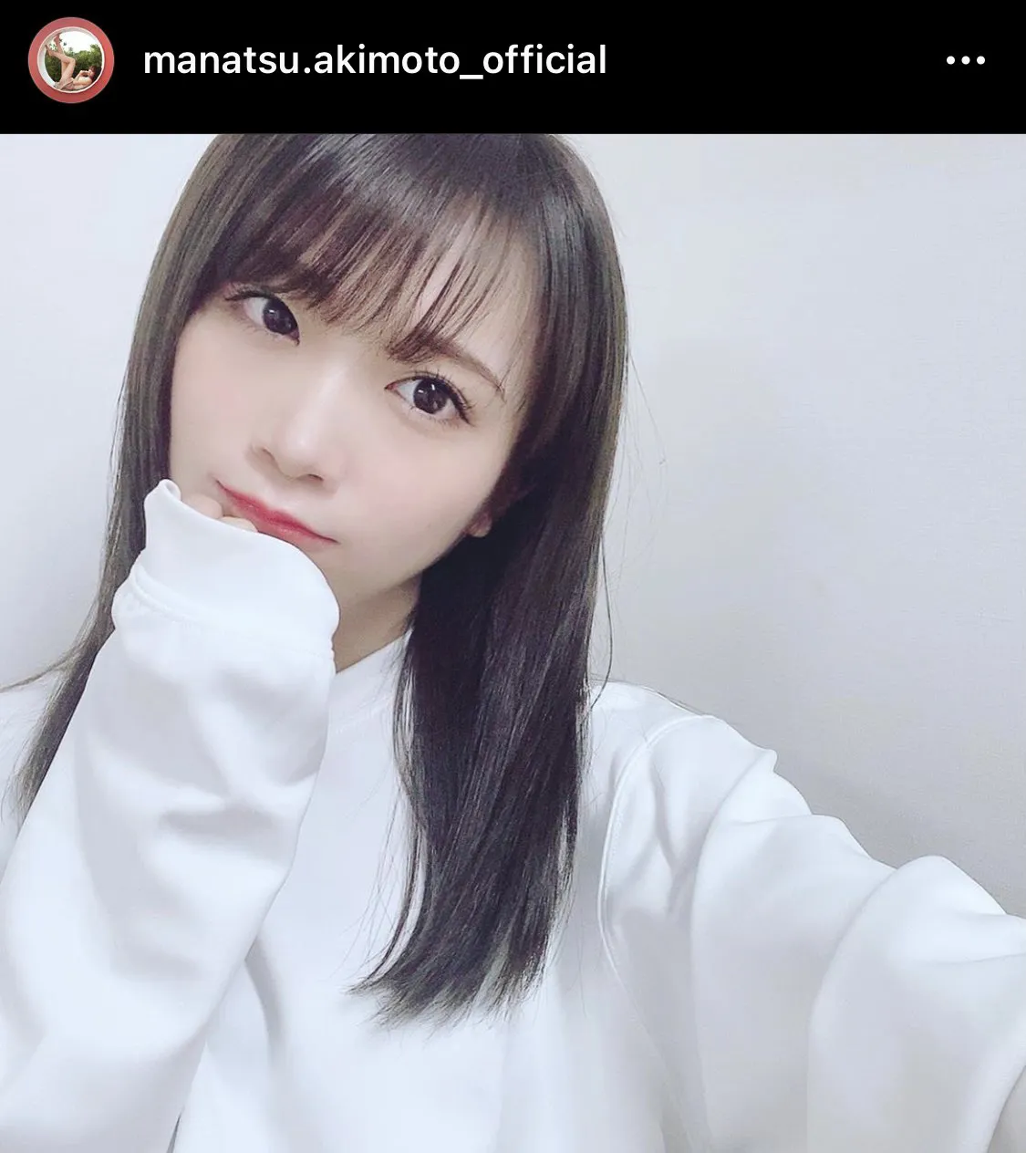 ※秋元真夏オフィシャルInstagram(manatsu.akimoto_official)より