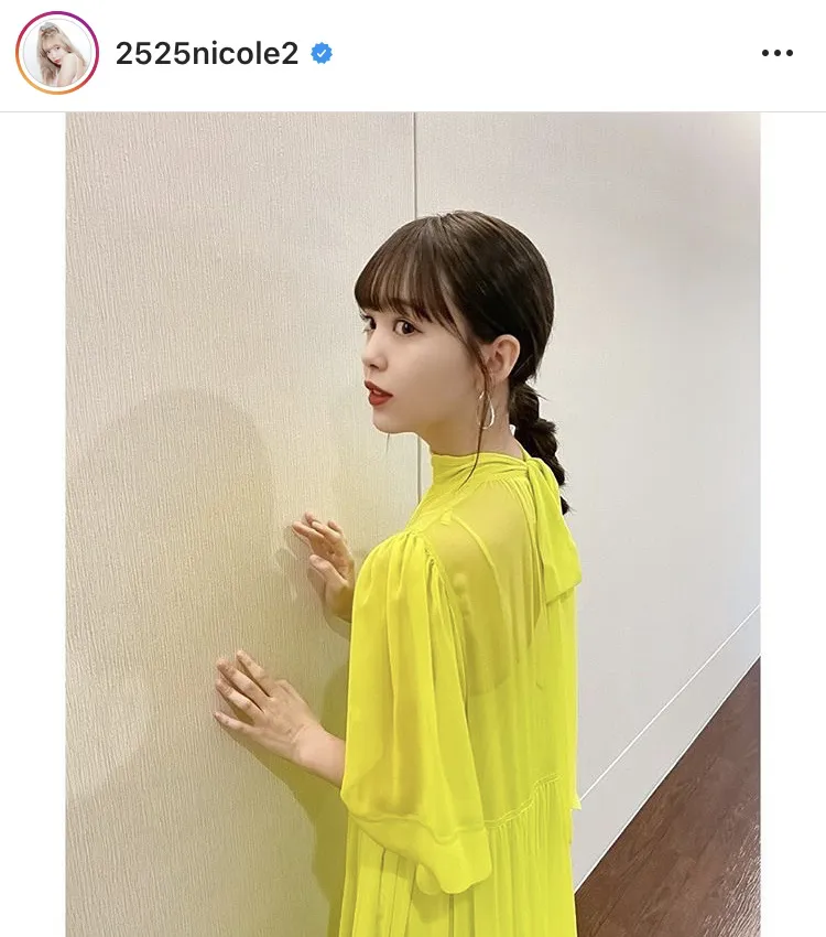 ※藤田ニコル公式Instagram(2525nicole2)より