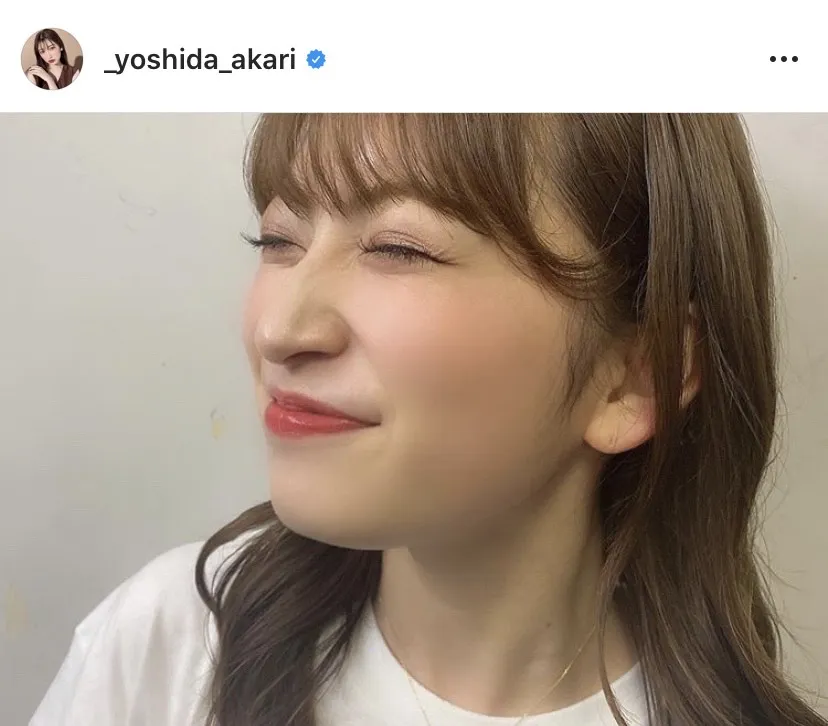※吉田朱里公式Instagram(_yoshida_akari)より