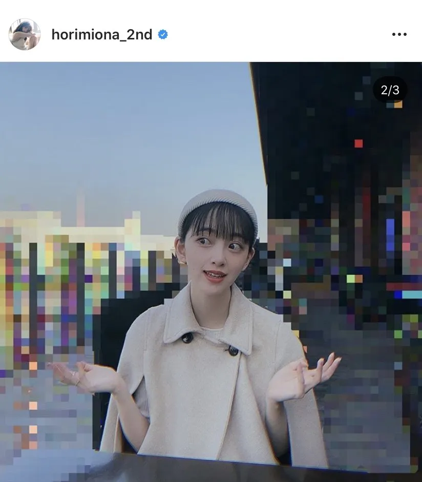 ※堀未央奈公式Instagram(horimiona_2nd)より