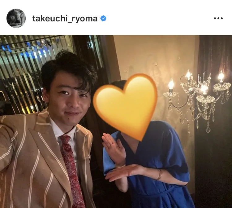 ※竹内涼真オフィシャルInstagram(takeuchi_ryoma)のスクリーンショット