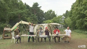 野外BBQ大会ついに開催! ナックス5人がアウトドア“ピザ”料理にチャレンジ<ハナタレナックス>