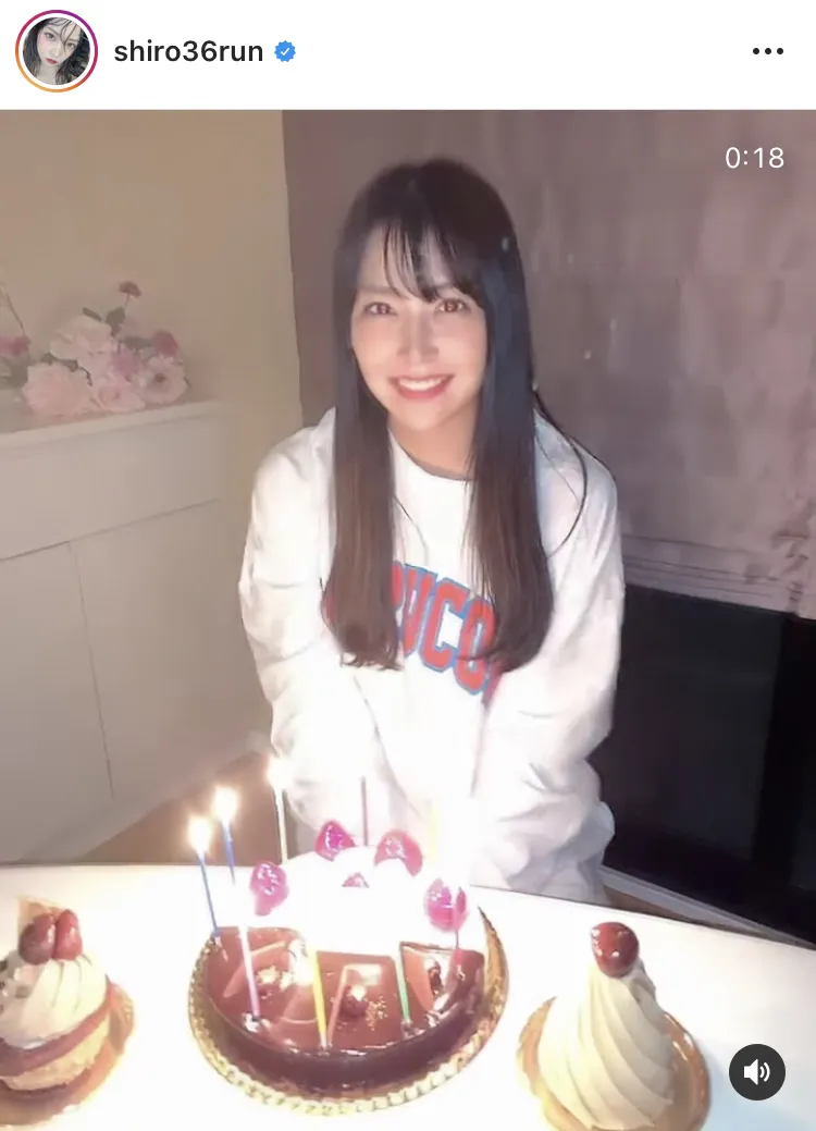 【写真】白間美瑠、23歳の誕生日を報告！