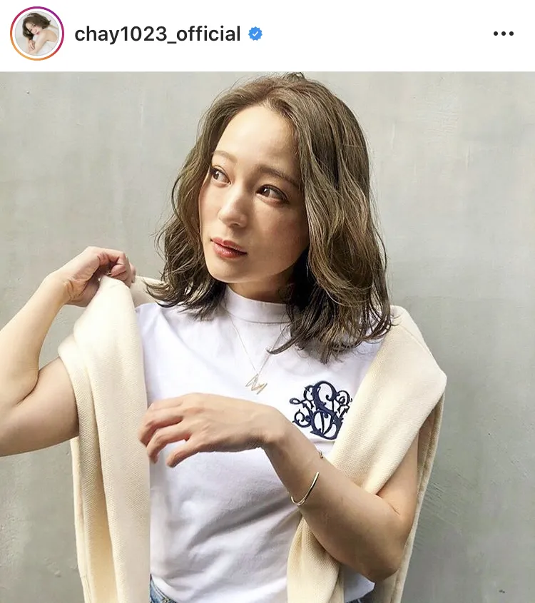 ※chay公式Instagram(chay1023_official)のスクリーンショット
