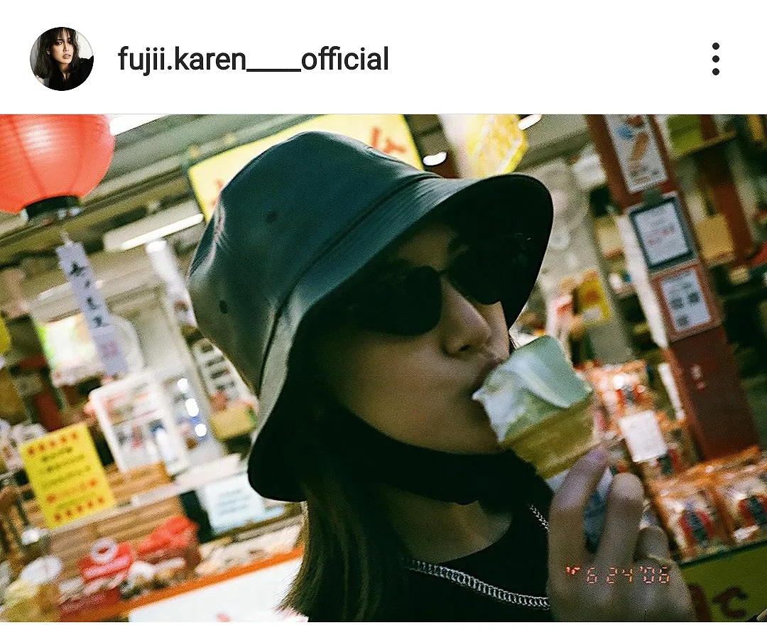 ※画像は藤井夏恋公式Instagram(fujii.karen____official)のスクリーンショット