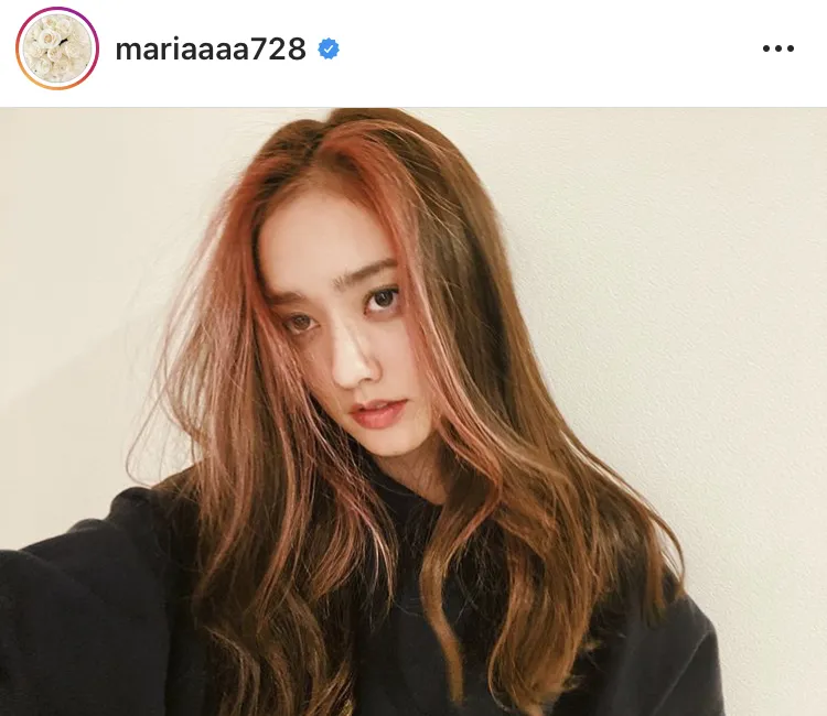 ※谷まりあ公式Instagram(mariaaaa728)のスクリーンショット