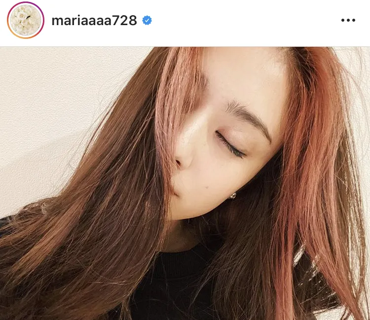 ※谷まりあ公式Instagram(mariaaaa728)のスクリーンショット