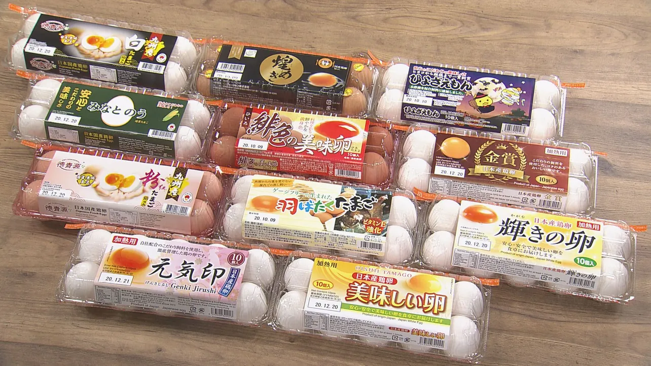 10月25日(日)放送「世界一の九州が始まる！」より。フュージョンの卵製品