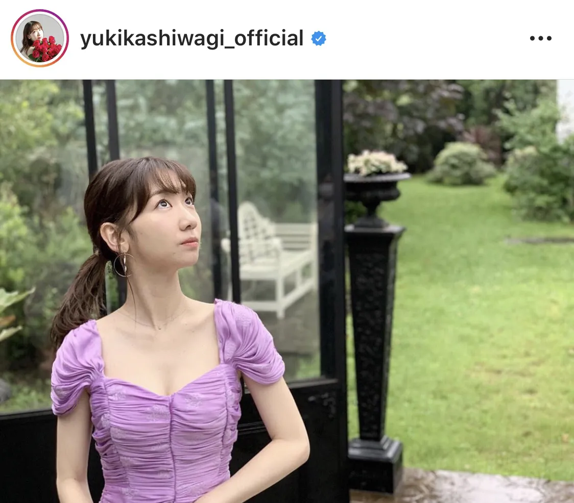 ※柏木由紀公式Instagram(yukikashiwagi_official)より